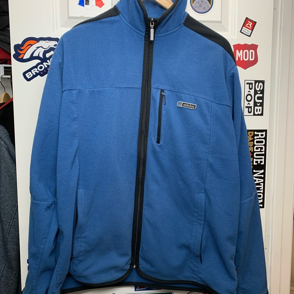 Vintage Adidas fleece zip up